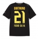 Borussia Dortmund Fabio Silva #21 Replike Gostujuci Dres 2026-27 Kratak Rukav